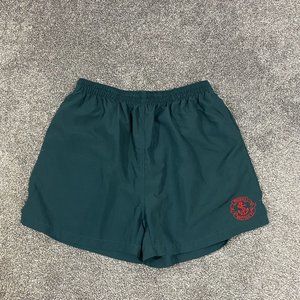 Vintage Pussers Green British Virgin Islands Adult Men Swim Trunks Short XL